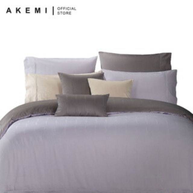 Akemi Affinity Willow ชุดผ้าปูที่นอน ลายทาง - King Queen Super Single 880TC