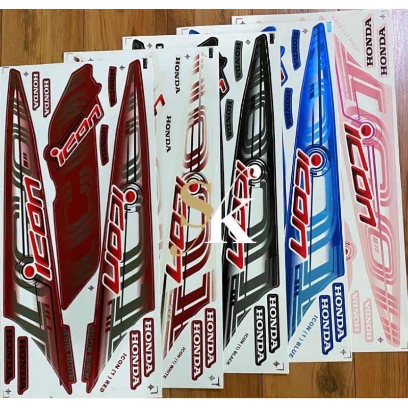 HONDA ICON (1) STRIPE BODY STICKER !