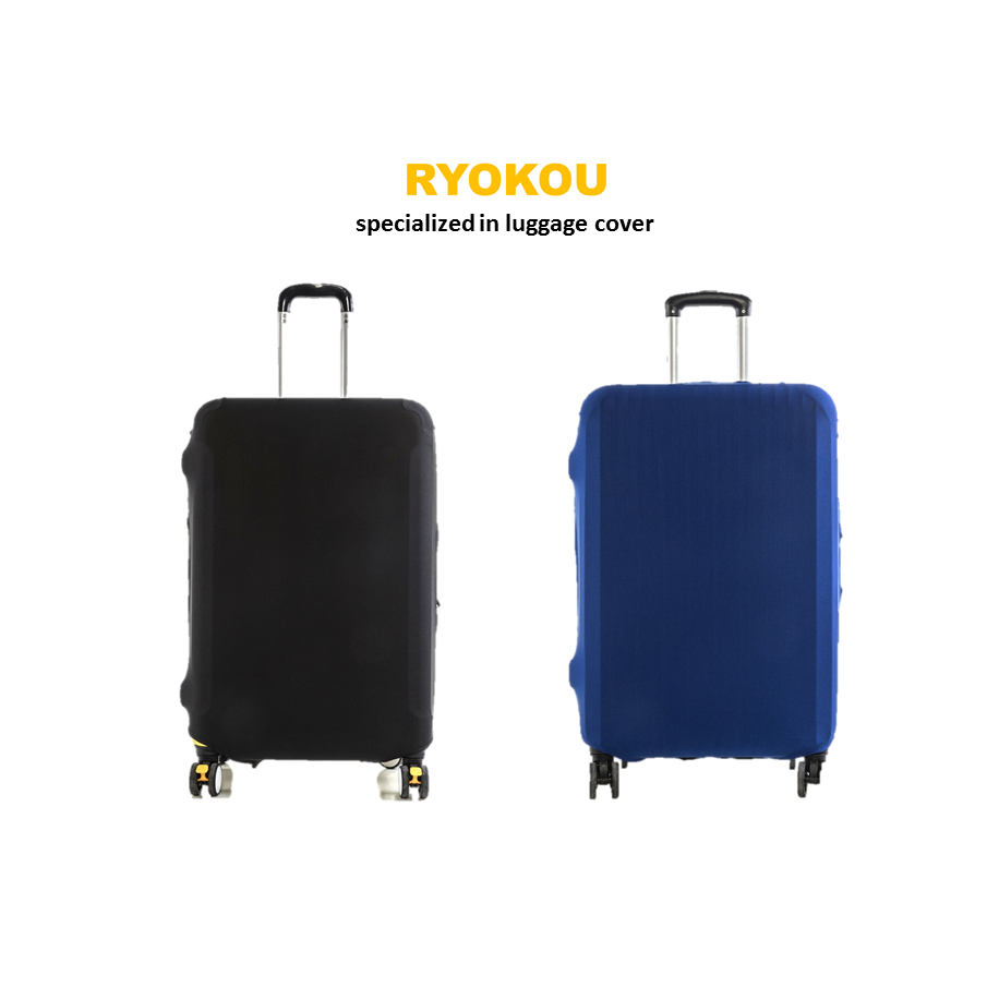 Ryokou ผ้าคลุมล้อกระเป๋าเดินทาง แบบยืดหยุ่น หนา 20 24 28 นิ้ว