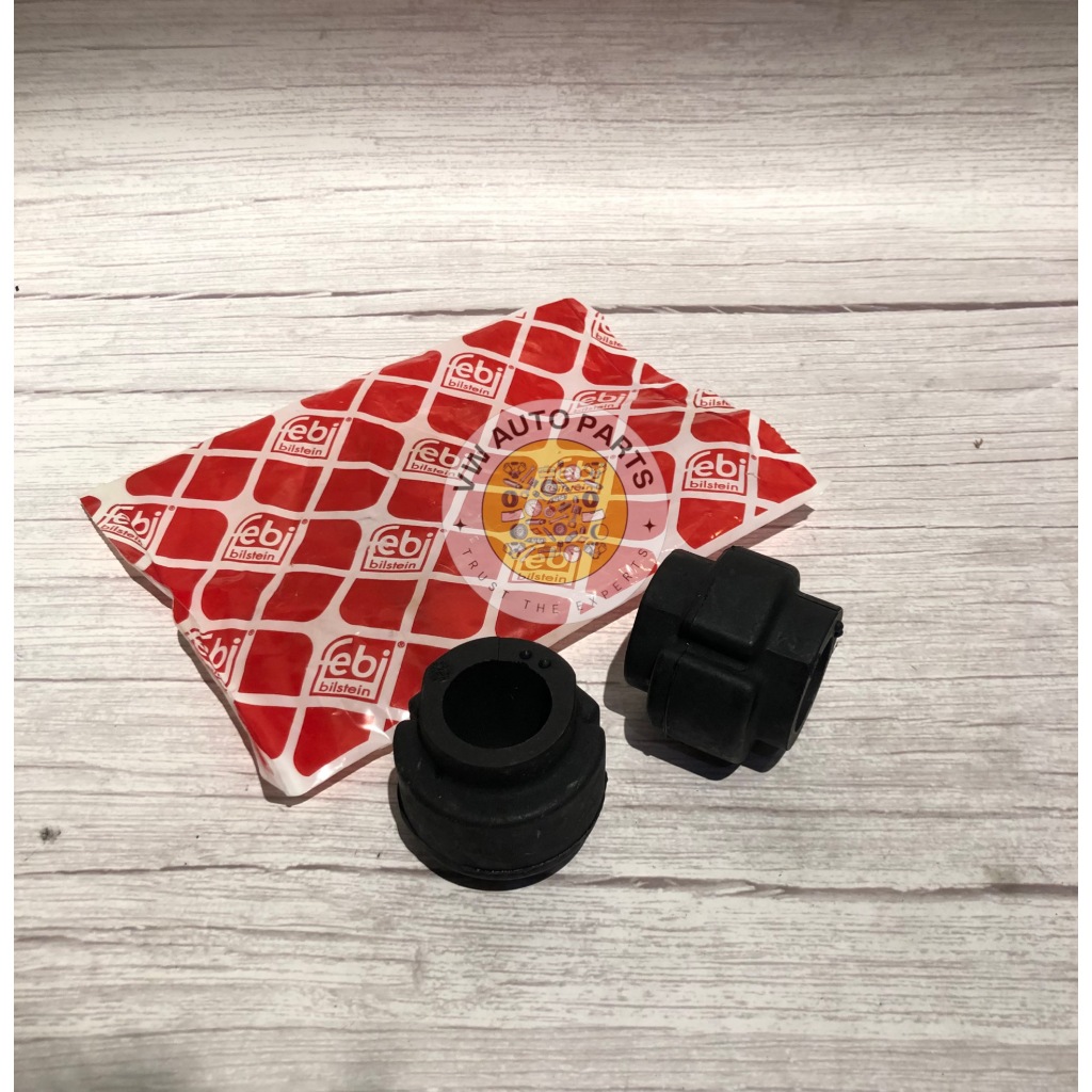 ( FEBI GERMANY 100% ) 8K0411327B 2 ชิ้น FRONT STABILISER BAR BUSH สําหรับ AUDI A4 B9 A5 A6 C7 A7 SPO
