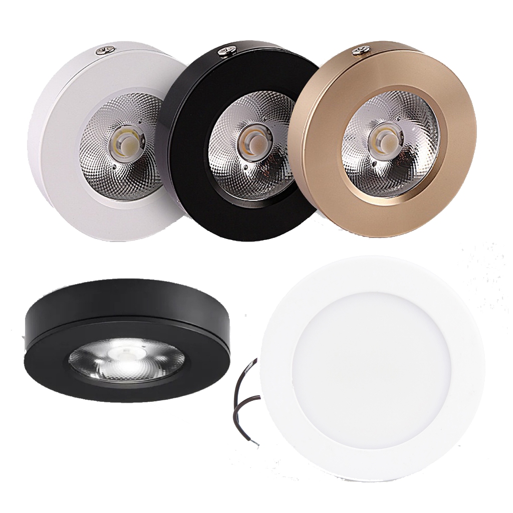 3h BT-188 3W/BT-189 5W SMD COB ไฟตู้ LED/ลูกบอลตา [ติดตั้งพื้นผิว] ข้อต่อกลม