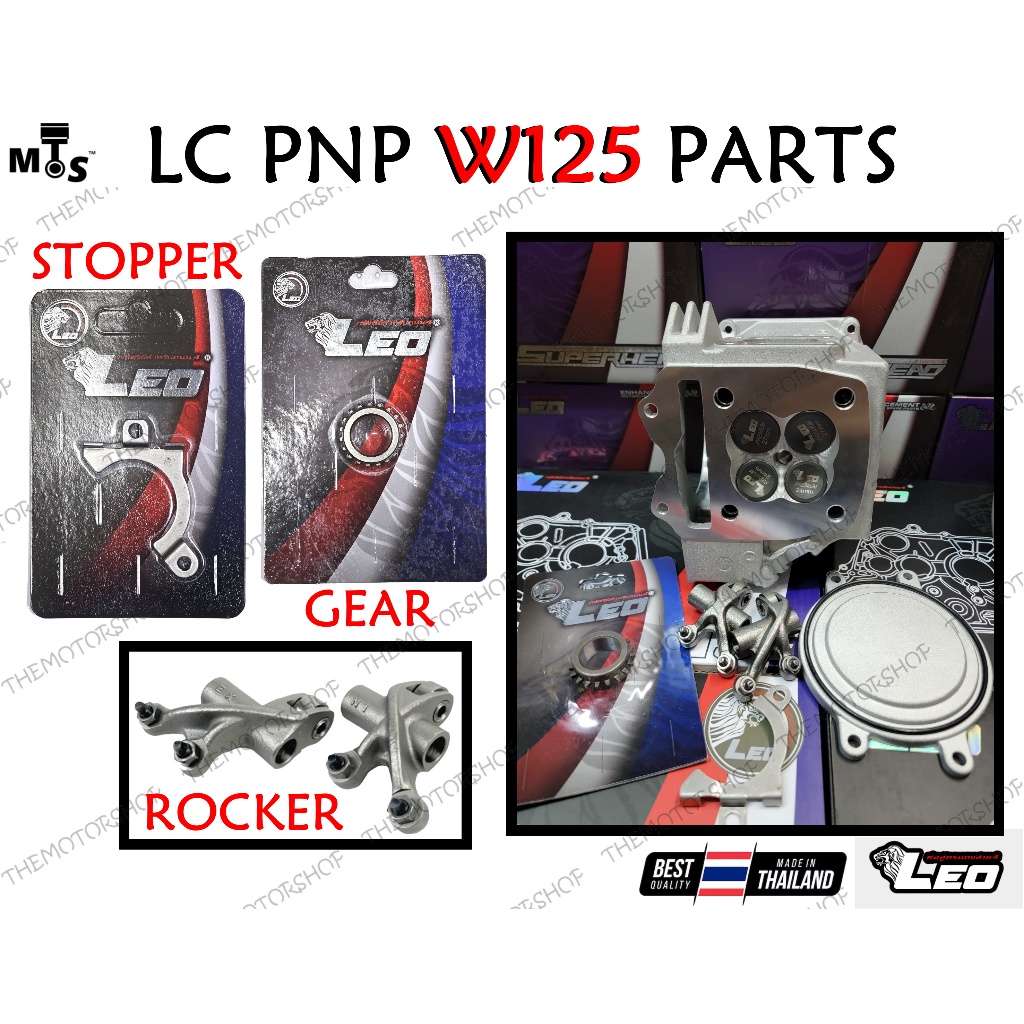 (SPAREPARTS) LEO LC PNP WAVE125 SPARE PART HEAD EX5 SRL115FI TIMING GEAR CAM STOPPER ROCKER ARM INTA