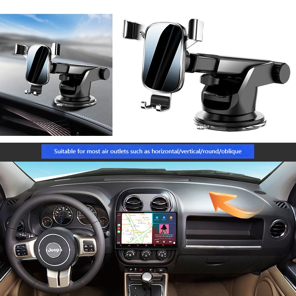 Dashboard รถดูดถ้วยขยายได้ผู้ถือโทรศัพท์คอยาว Pemegaang Telefon Kereta ประเภทรถขาตั้งโทรศัพท์