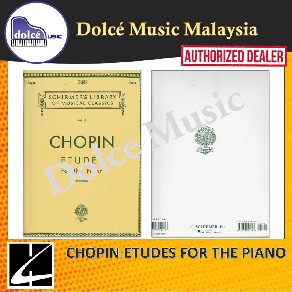Hal Leonard - Chopin Etudes สําหรับเปียโน
