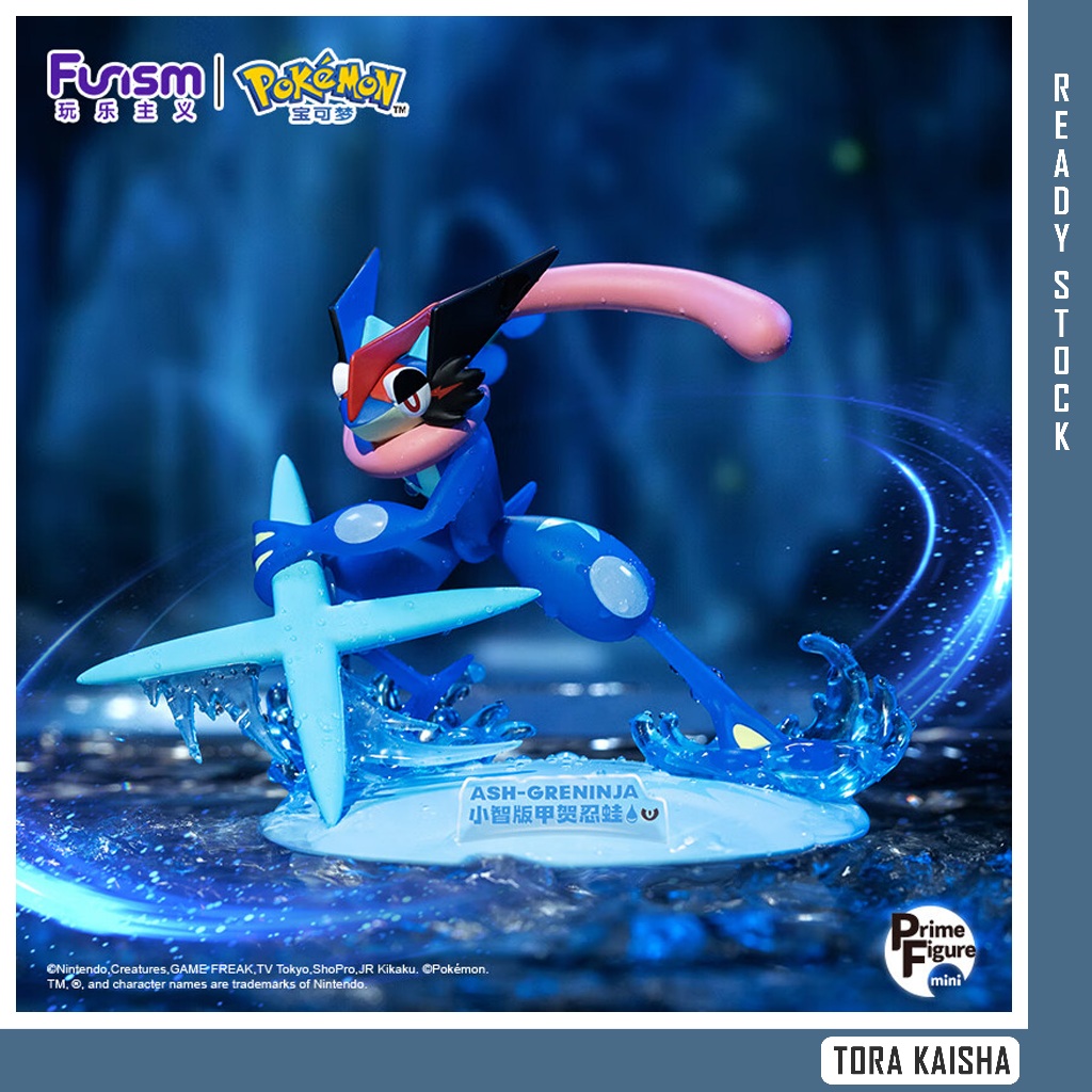 [Funism] POKEMON Prime Figure Greninja Figurine Toy 大理乐手办