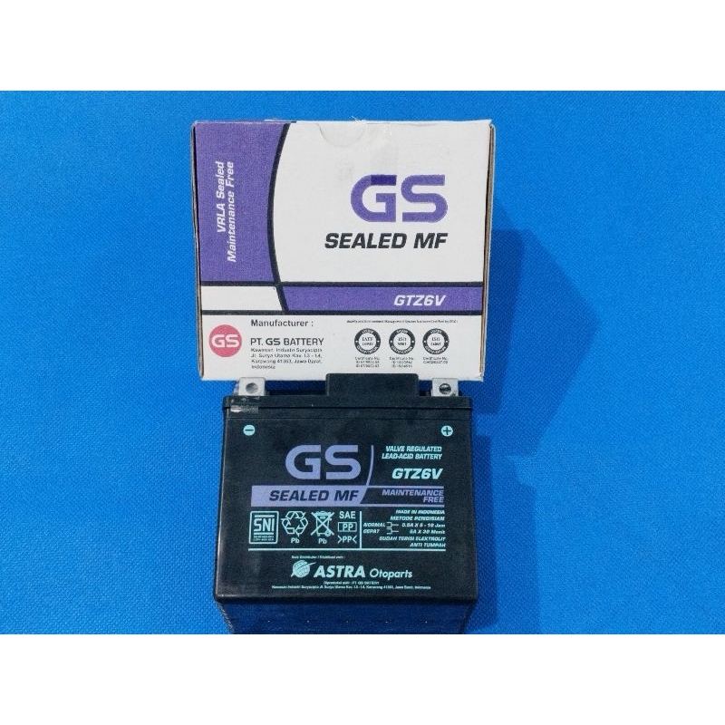 Suzuki raider fi gsxr gsxs150 bateri GS GTZ6V