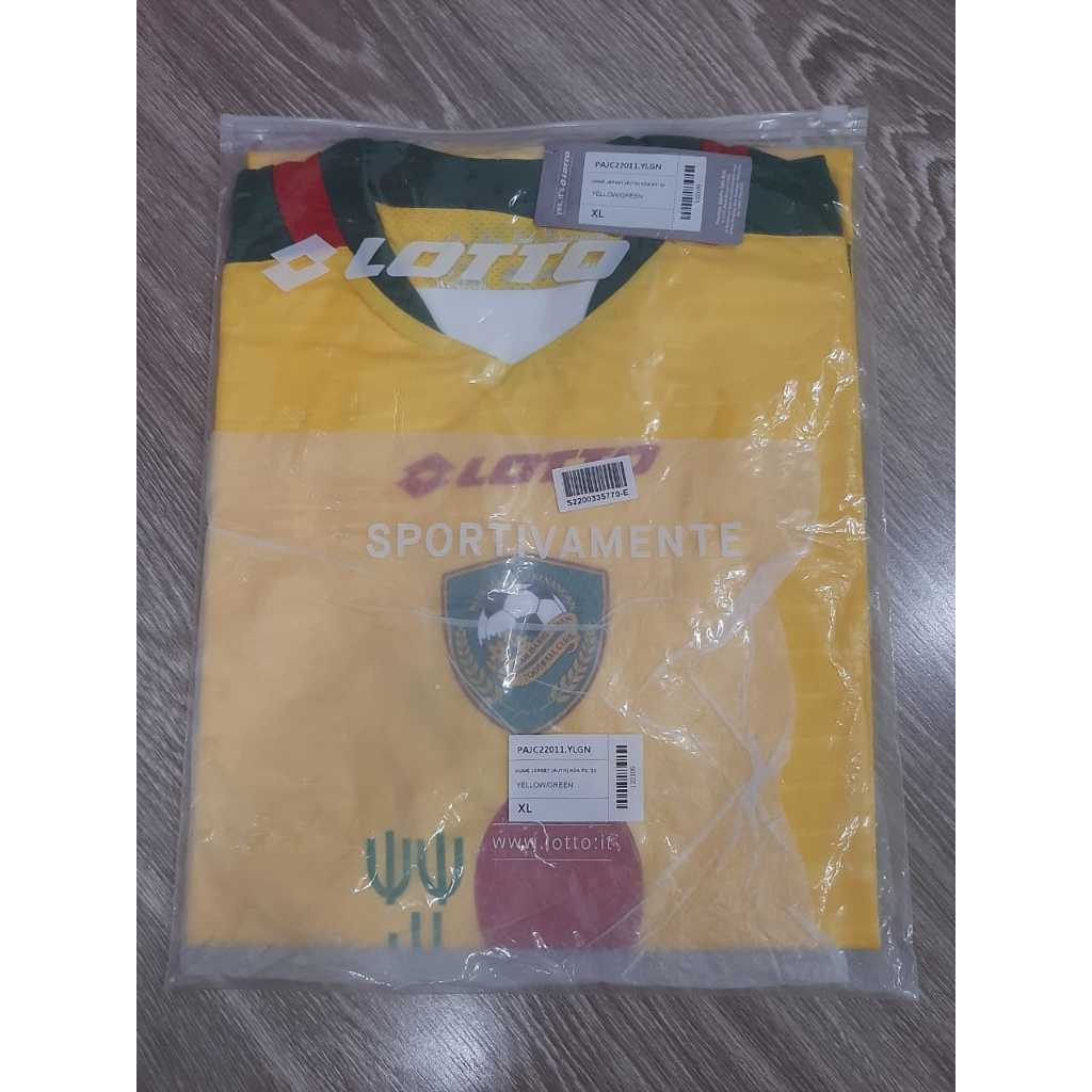 Lotto Kedah Darul Aman KDA FC 2022 Home Player Issue Jersey Size XL Only – (สีเหลือง) Jimat Man