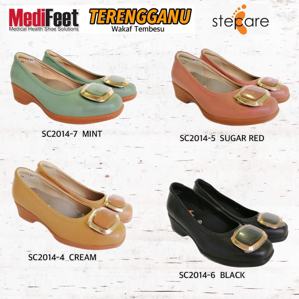 MEDIFEET - STEPCARE SC2014 WEDGES BUCKER SHOES MEDICAL HEALTH SHOES ( Kasut Kesihatan )