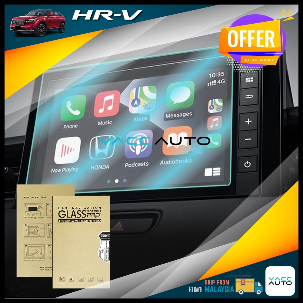 Honda HR-V HRV 2022-2025 หัวหน้าจอคอนโซลกลางเครื่องเล่นมัลติมีเดีย Infotainment Protector HRV / VEZE