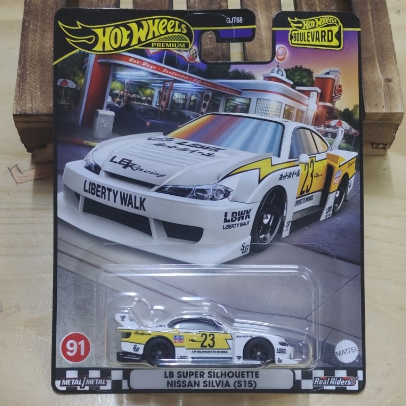 HOT WHEELS PREMIUM BOULEVARD LB SILHOUETTE NISSAN SILVIA S15