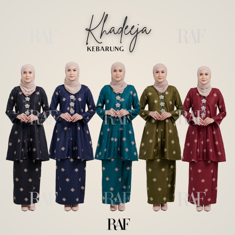 [มาใหม่] KHADEEJA KEBARUNG KLASSIK COTTON LEMBUT BATIK CORAK PRINTED SULAM