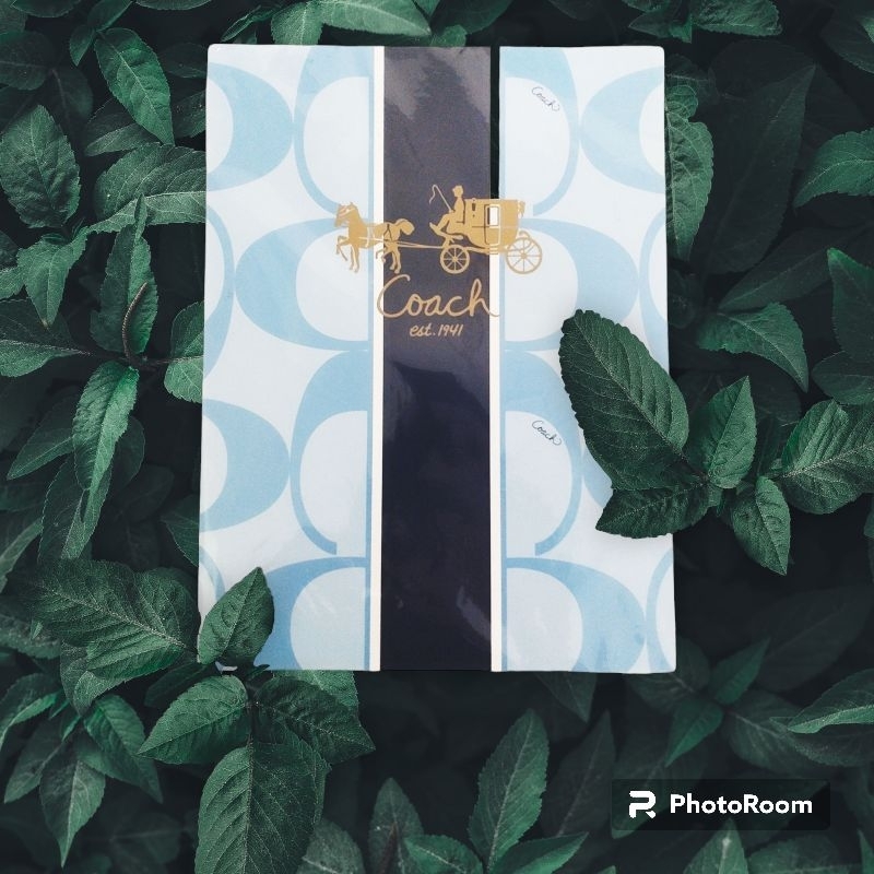 WITH X COACH : PAPER BINDER/A4 FILE FOLDER JAN24 !!️-( % official & authentic Japan edition 日版)
