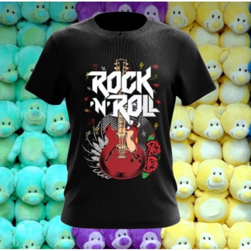 เสื้อยืด VIRAL ROCL N ROLL GITER PREMIUM 100% COTTON