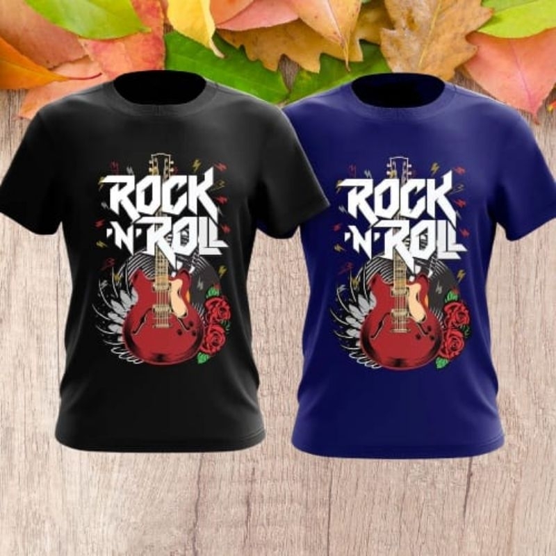 เสื้อยืด VIRAL ROCK N ROLL GITER PREMIUM QUALITY 100% COTTON