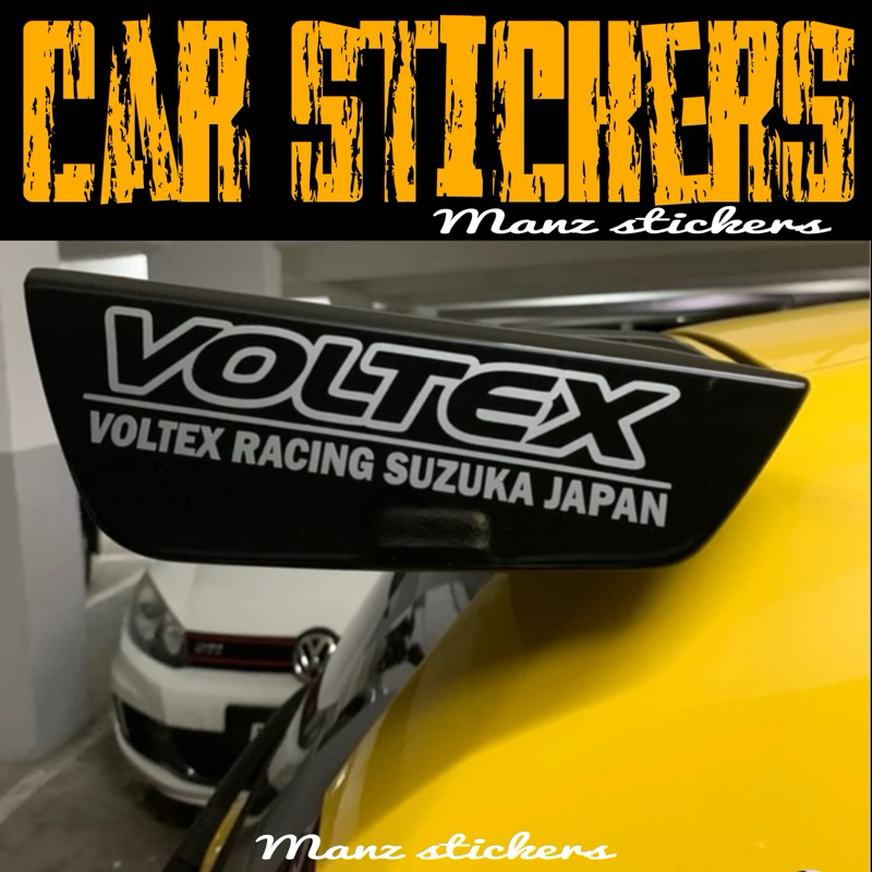 VOLTEX RACING SUZUKA JAPAN D2 / สติ๊กเกอร์รถยนต์ VOLTEX RACING SUZUKA JAPAN D2