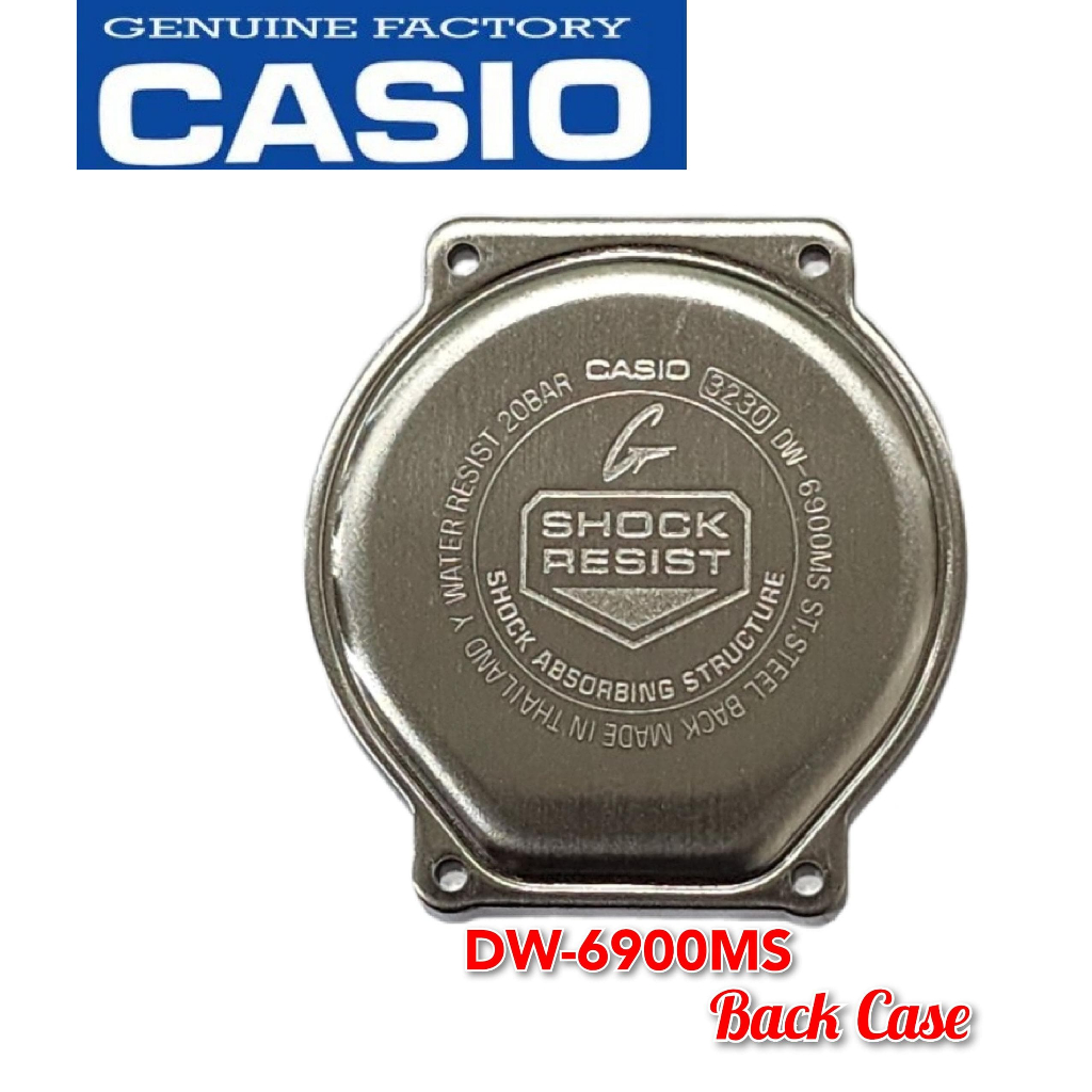 Casio G-shock DW-6900MS อะไหล่สํารอง COVER/BACK