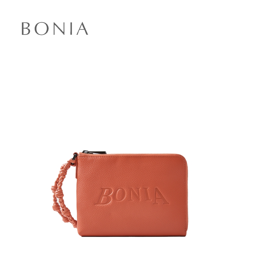 กระเป๋าใส่บัตร ลาย Bonia Orange Oxide