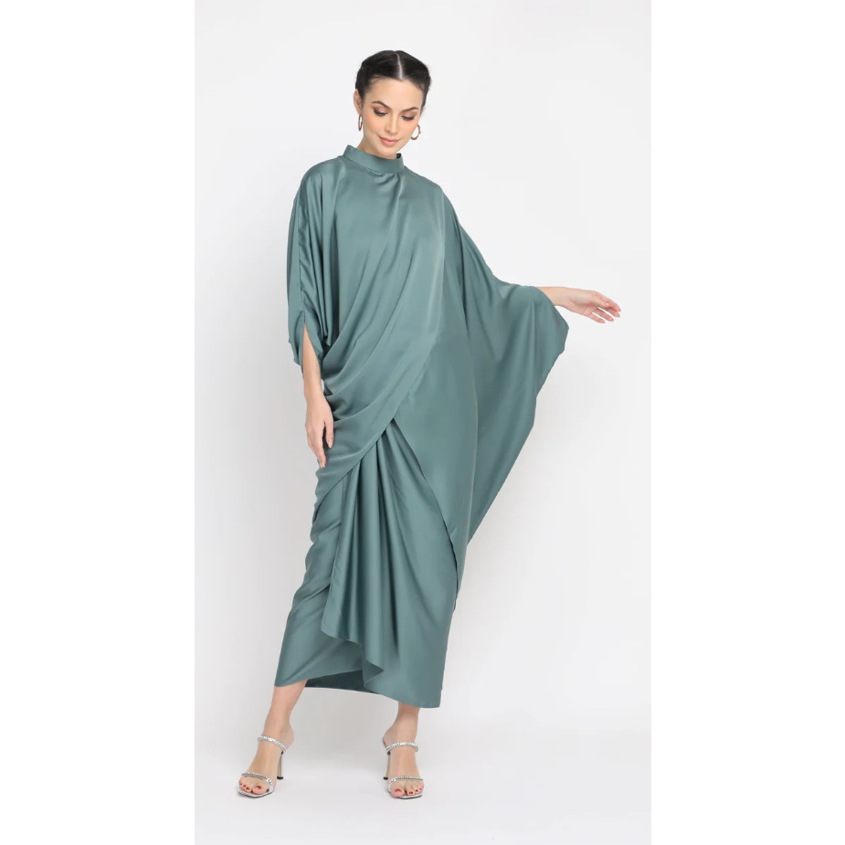 Caftanist Signatures 2 ชิ้น Chanela kaftan ใน Green Mint (Web OOS)