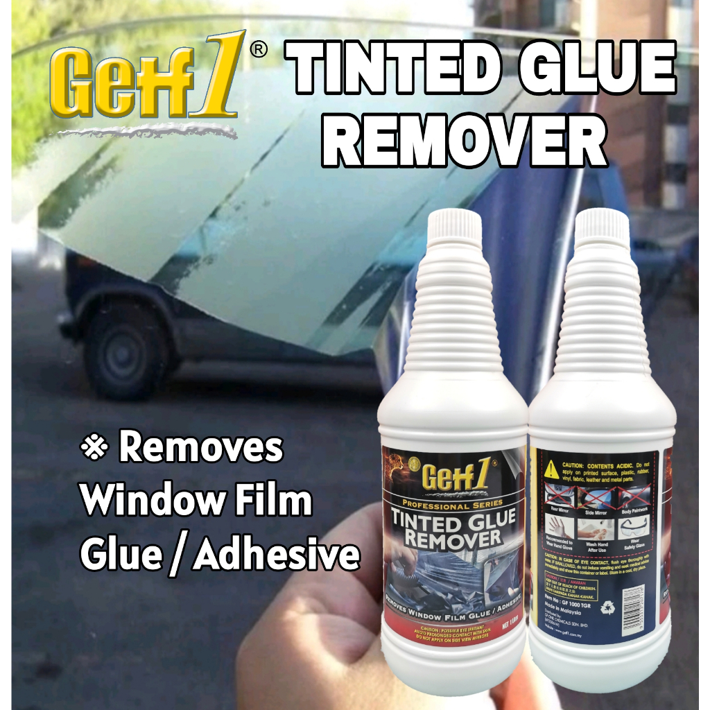 GETF1 Tinted กาว Remover Tint ฟิล์ม Sticky กาวทําความสะอาดสติกเกอร์ Gum ลบกาวหน้าต่าง Cuci Gam