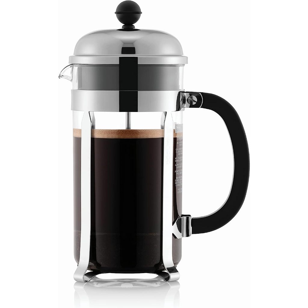 Bodum French Press เครื่องชงกาแฟ Java เครื่องชงกาแฟ Chambord 1-Liter, 1.5-Liter 3 / 8 / 12-Cup ขนาด