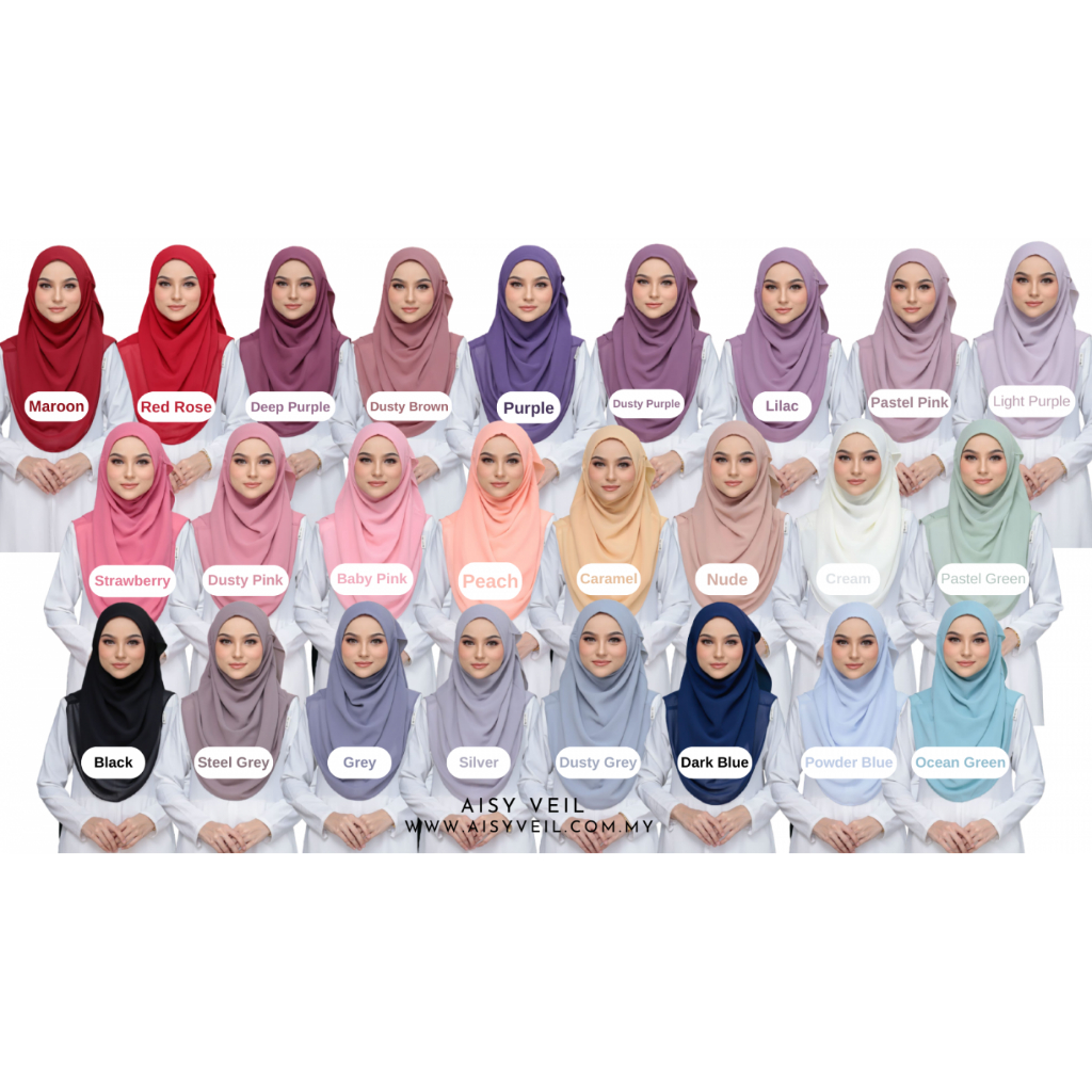 AVIA INSTANT SHAWL CHIFON