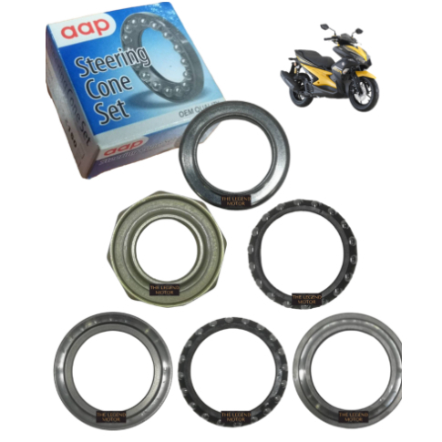 SCOOTER STEERING CONE BEARING SET AAP NVX155 / NVX155 V1 / NVX155 V2 / NVX