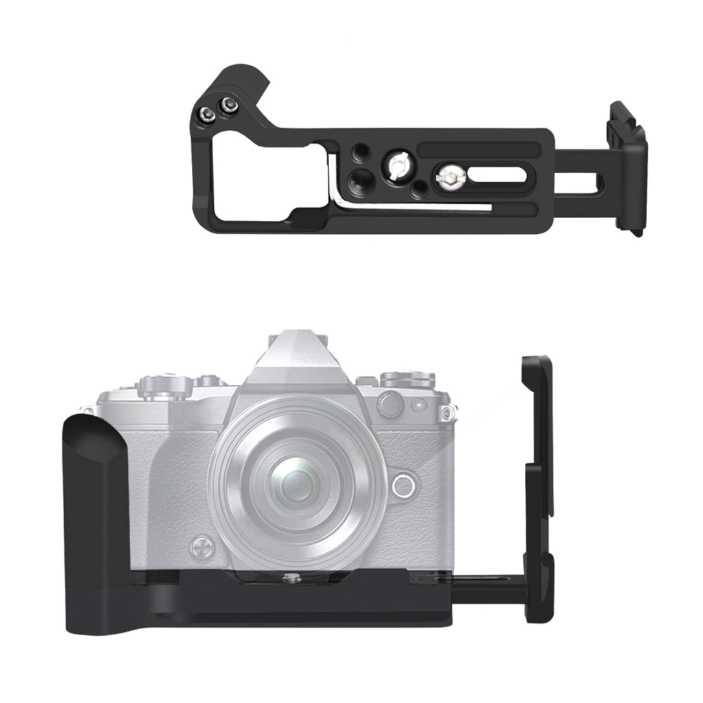 Quick Release แผ่น L วงเล็บแนวตั้ง Grip รองเท้าเย็น Arca-swiss สําหรับ OLYMPUS OM-D E-M5 III EM5 Mar