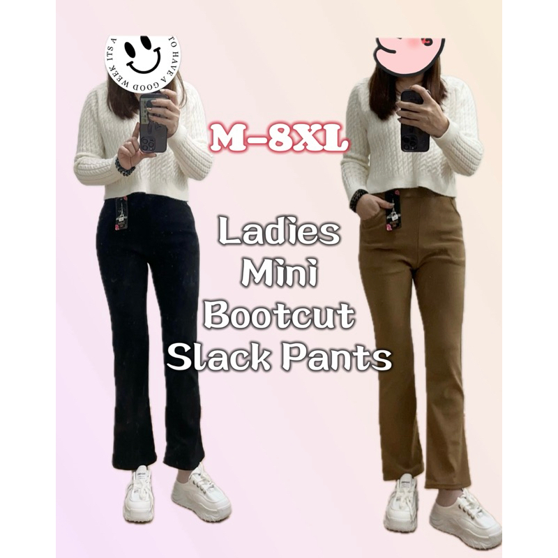 938 Lady Slack Pants Mini Bootcut /Seluar Slim Cutting / Seluar Slack Bootcut /Bootcut Slack Pants