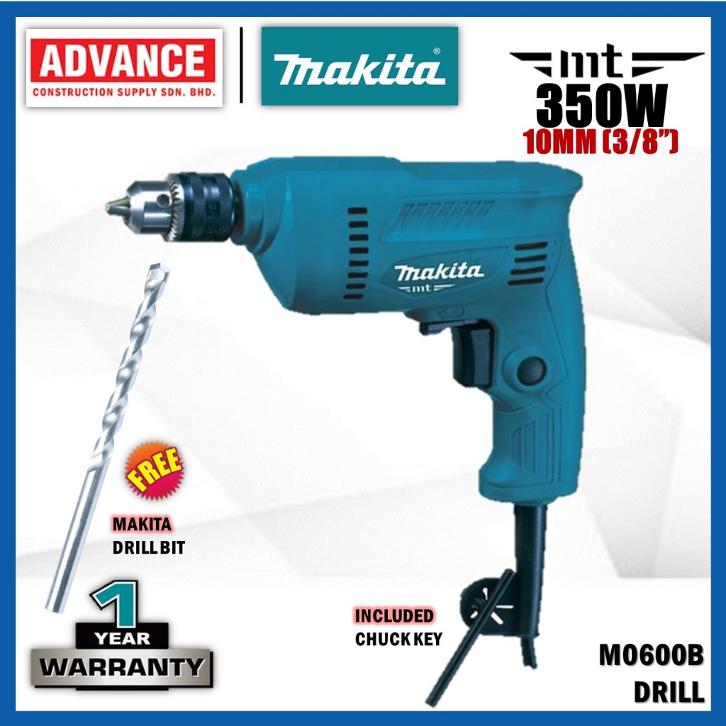 MAKITA MT SERIES M0600 / M0600B สว่าน 350W 10MM (3/8")