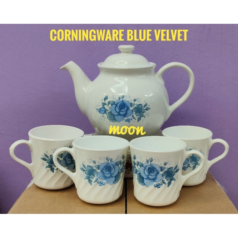 Corningware ชุดน้ําชา Blue Velvet