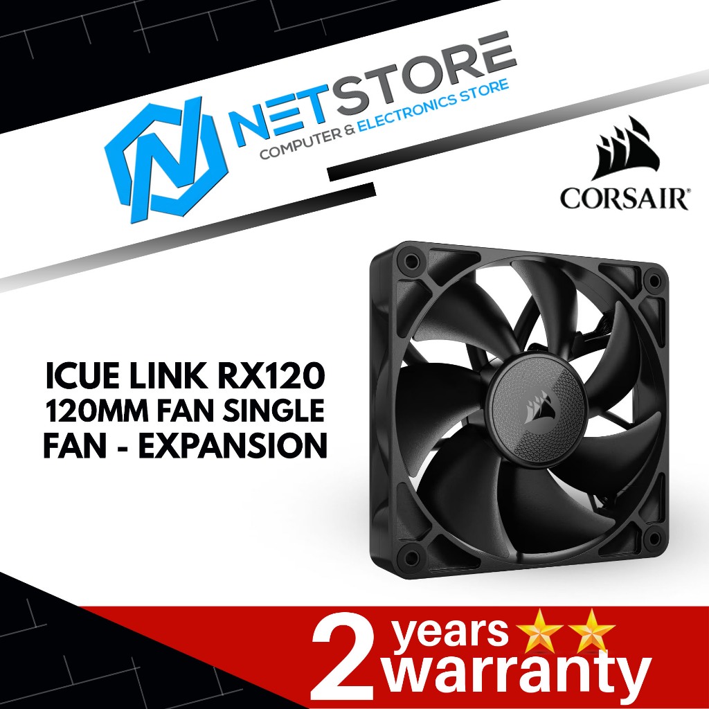 CORSAIR ICUE LINK RX120, 120MM FAN SINGLE FAN - EXPANSION - CO-9051009-WW