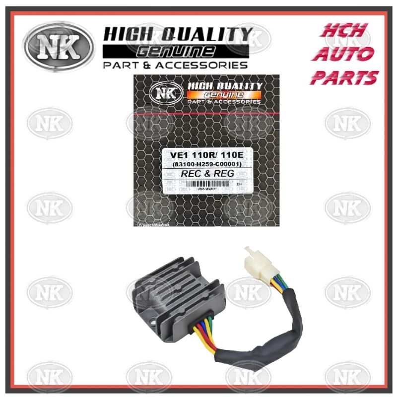 RECIFER & REGULATOR - WMOTO - VE1 110R/ VE1 110E/ CUB CLASSIS - 83100-H250-C00001 (NK)