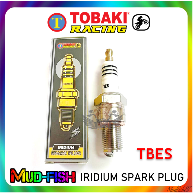 TOBAKI RACING IRIDIUM SPARK PLUG สําหรับ Y125Z RXZ KR150 Y125ZR (T8ES B8ES)