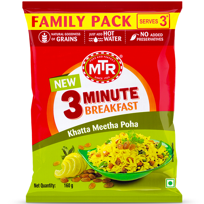MTR Khatta Metha Poha -160g