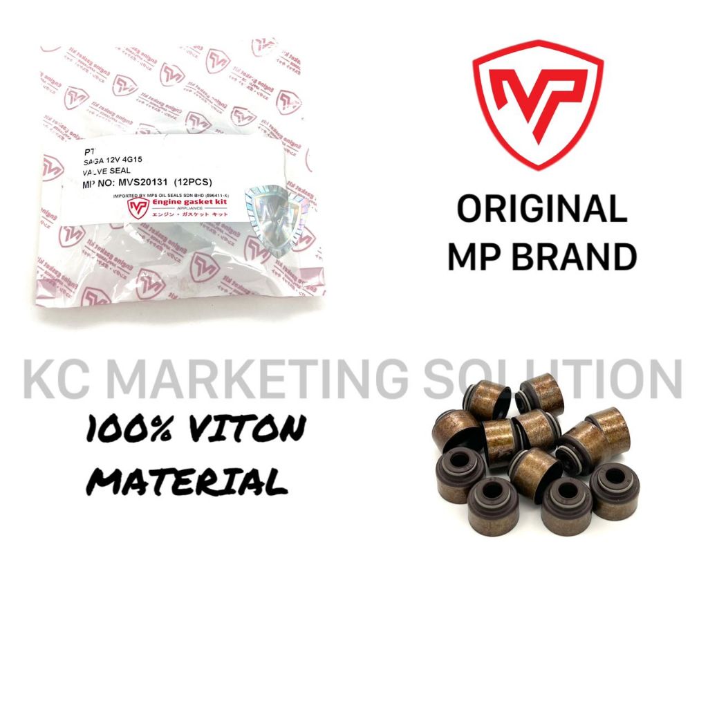 MP Viton Valve Seal (12 ชิ้น) Saga 12V 4G15