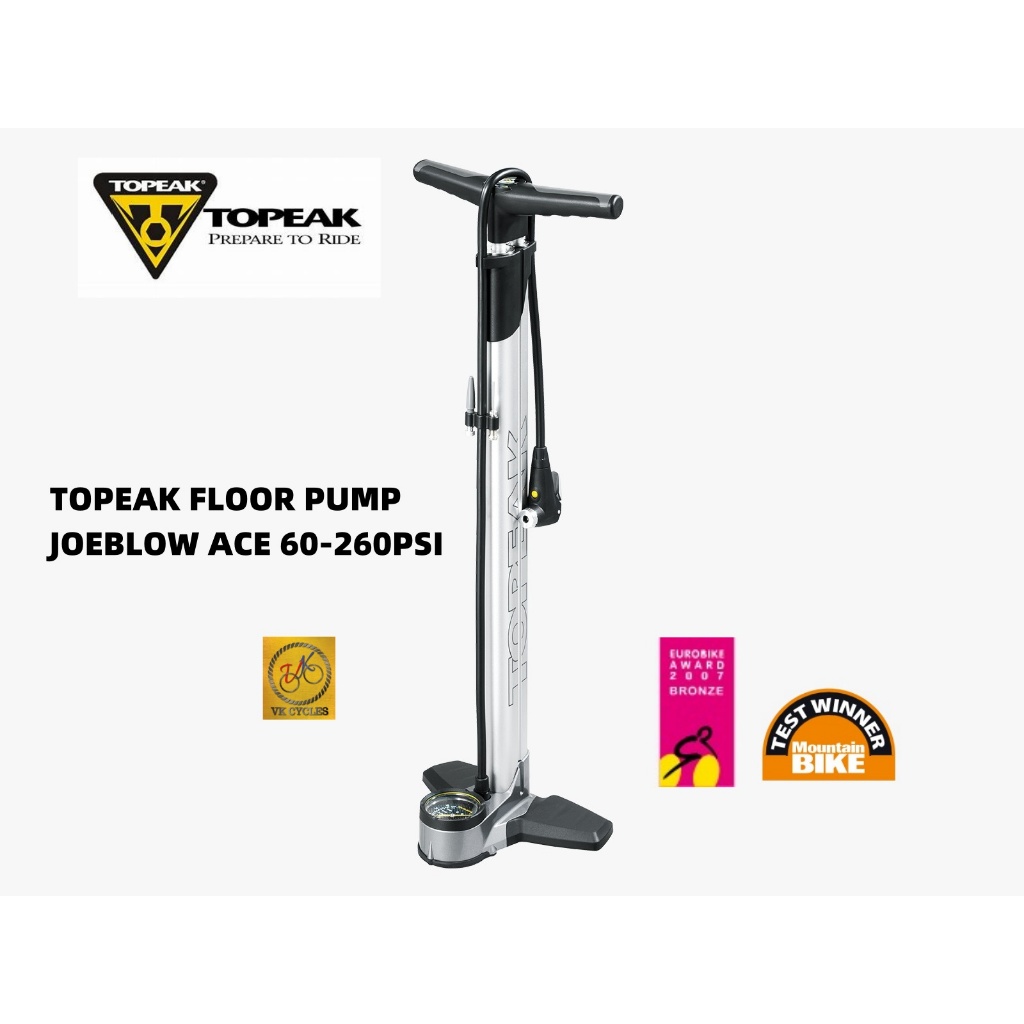 TOPEK FLOOR PUMP JOEBLOW ACE 60-260PSI