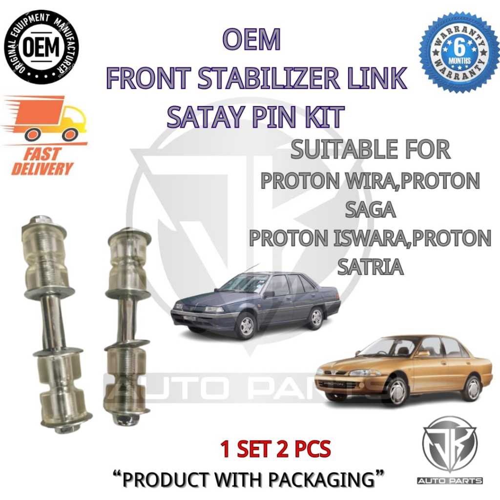 1 PAIR OEM FRONT STABILIZER LINK SATAY PIN KIT PROTON SAGA,ISWARA,WIRA,SATRA (SBK-PT-001)