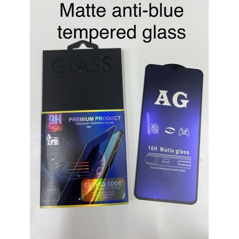 Redmi A1 A2 PLUS 6 6A 7 7A 8 8A 9 9A 9C 10A 9T POCO M3 REDMI 10 Matte Anti blue-ray กระจกนิรภัย 9H ห