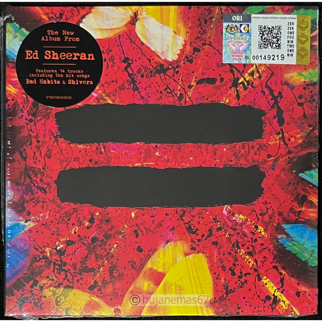 Ed SHEERAN - Equal (=) แผ่น CD - 14 เพลง นําเข้าจากเยอรมนี 2021