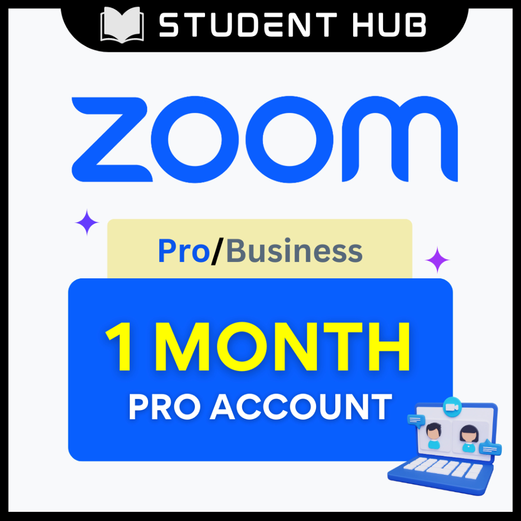 Zoom Account [100/300 Participants]