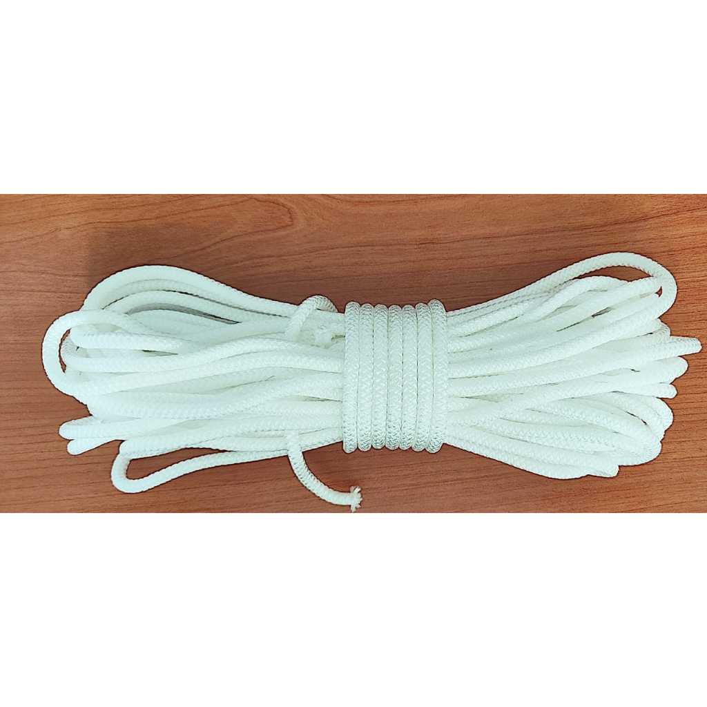 ( 1 เมตร ) BLACK & WHITE 4 MM/5MM/6MM/7MM - COTTON CORD/SOLID COTTON/DECORATION ROPE/ROPE CRAFT