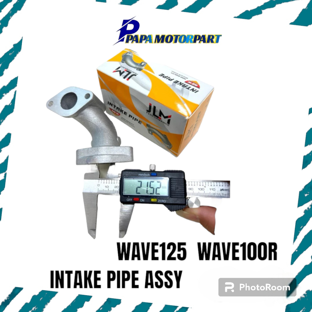 JLM WAVE125 WAVE100R STD INTAKE PIPE CARBURETOR JOINT TENGK KARBURETOR