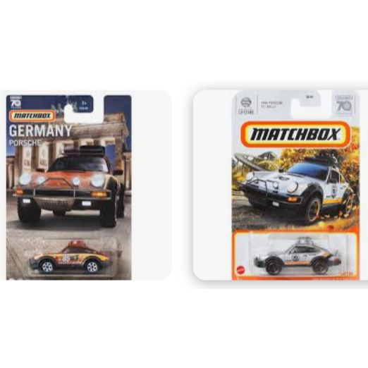 Matchbox 1985 Porsche 911 Rally Series Collections And