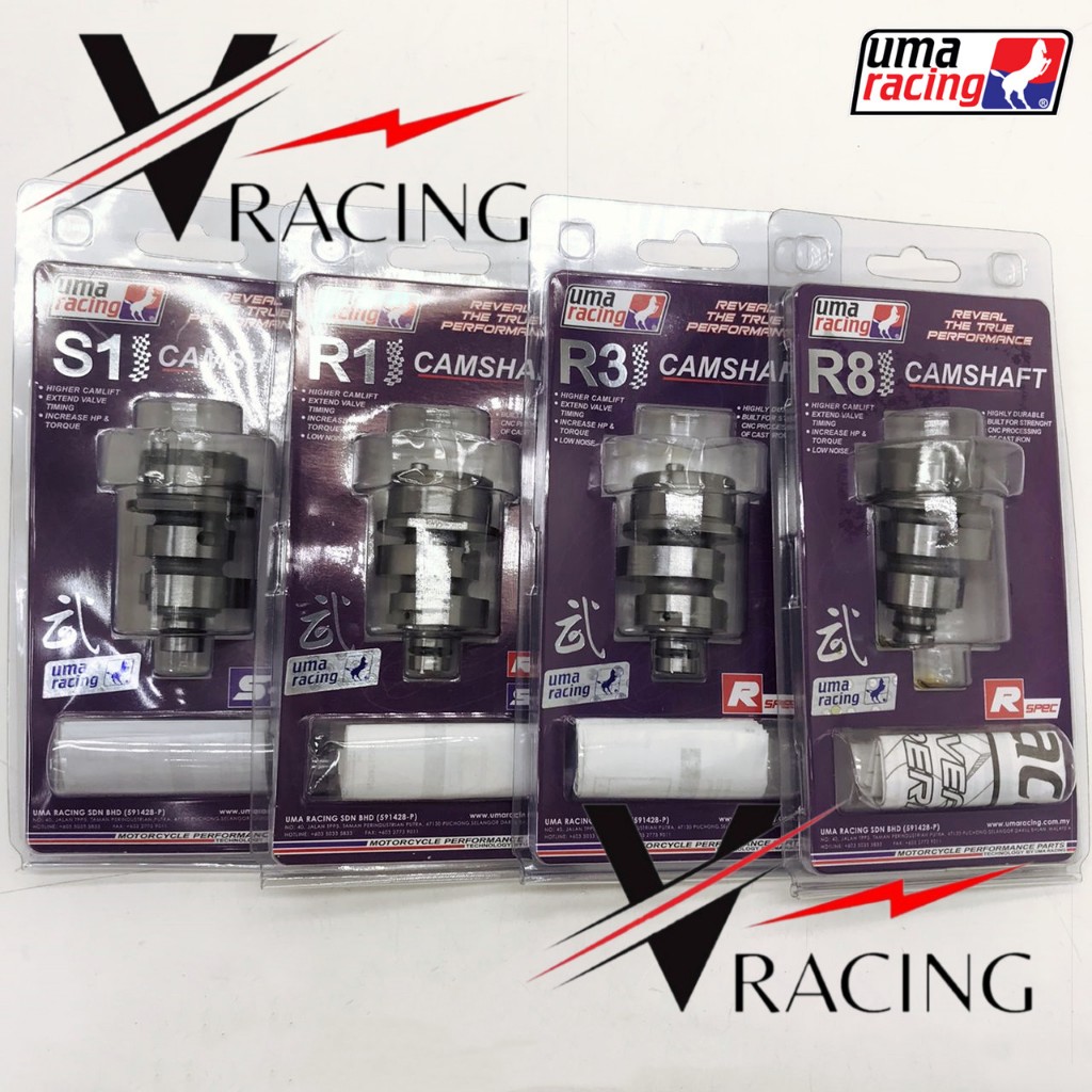 Uma Racing Camshaft Racing (High Cam) สําหรับ LC135/Y15ZR/FZ150 S1/R1/R3/R8