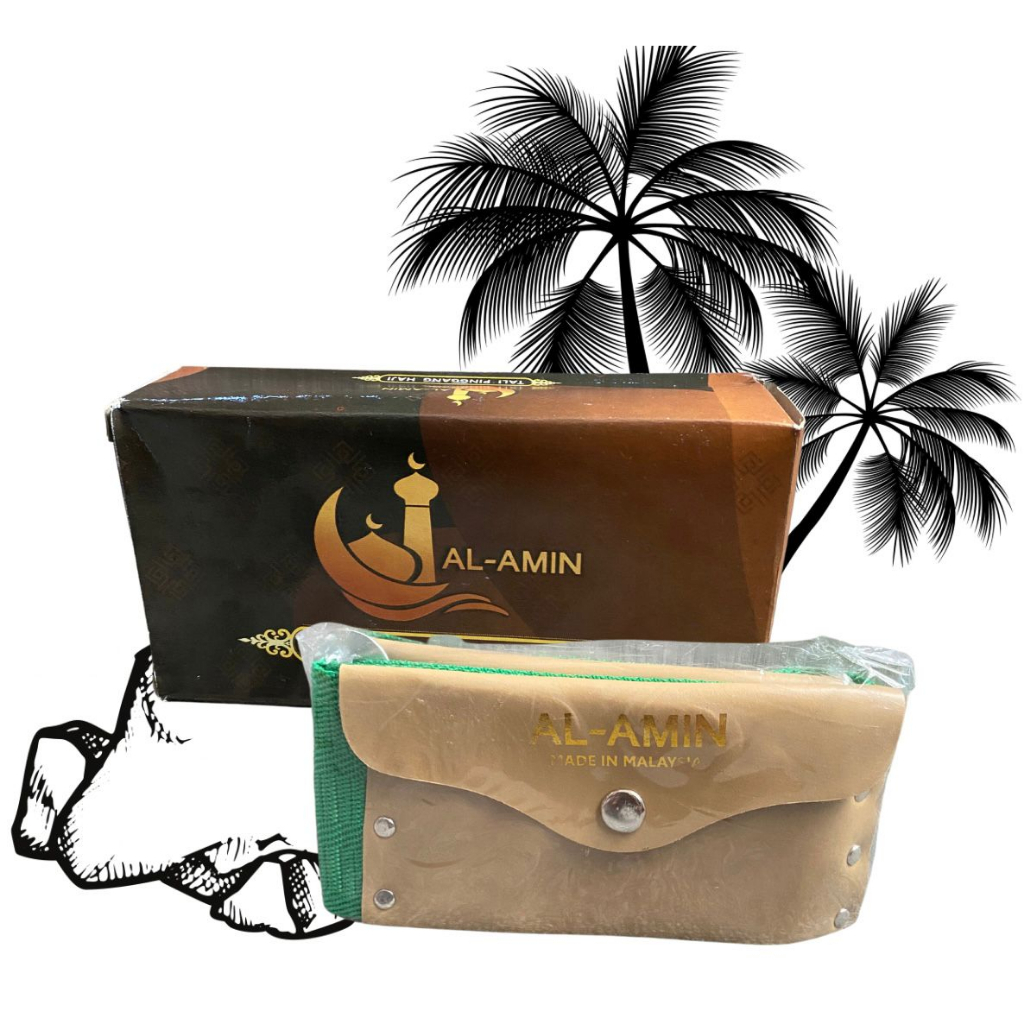 HIJAU UMRAH HAJI AL AMIN BELT HAJI คุณภาพสูงสีเขียว HAJI WAIST STRAP WITH SEAM, SLOP CLIP TYPE