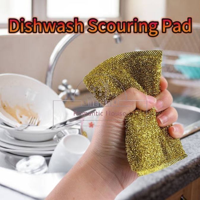 1 ชิ้นทนทานจานซักผ้าฟองน้ําขัด/Span Cuci Pinggan/洗棉/Clean เครื่องมือห้องครัว