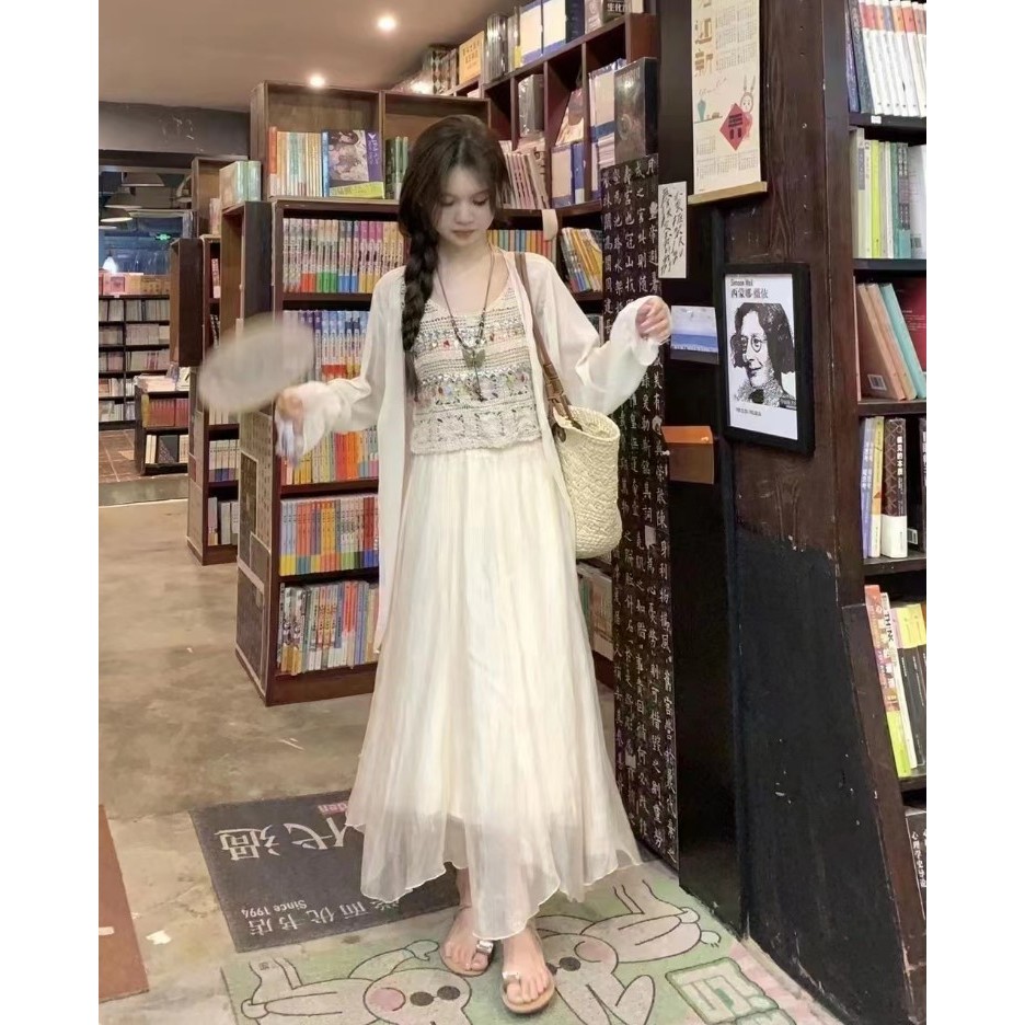 SWG0501 -MSIA Stok Sidia Fashion set Baju Wanita ผู้หญิง ชุด 3 ใน 1 三件套套装