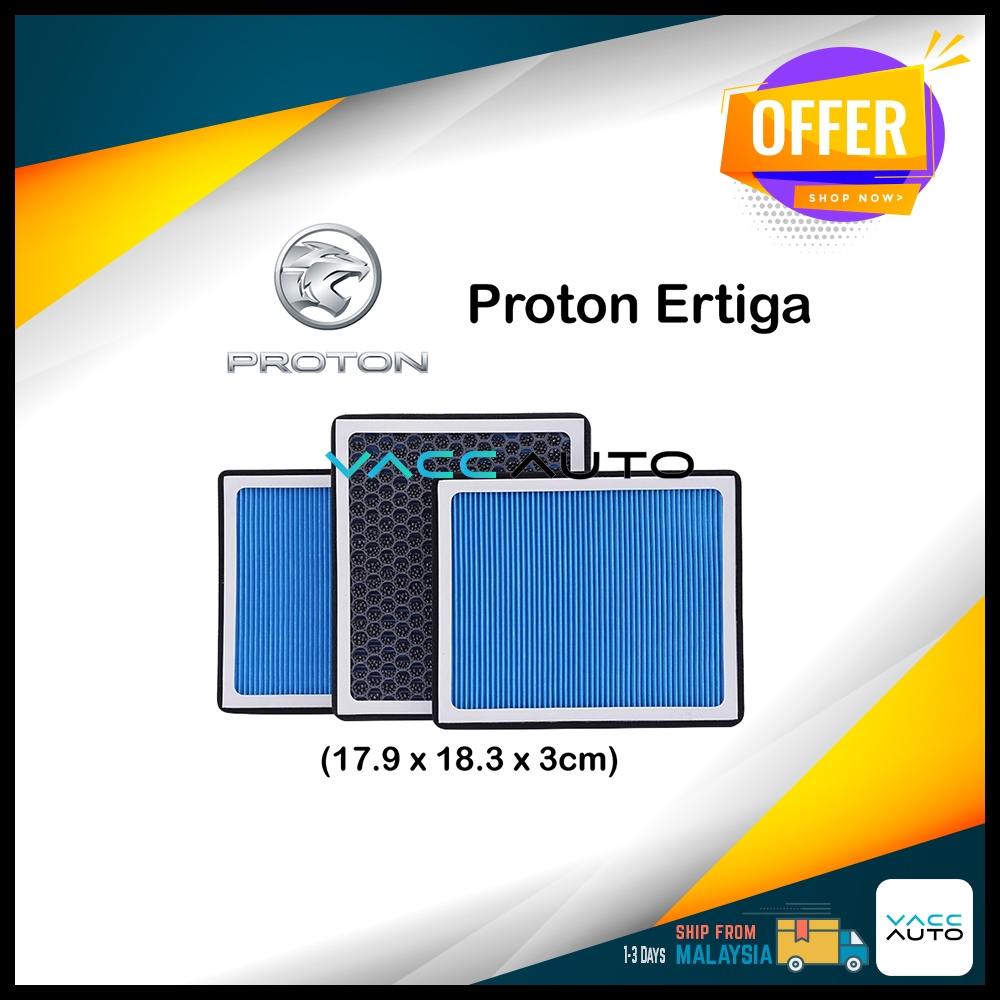 Proton Ertiga Aircond Filter Cabin Air Filter Vaccauto Car Replacement Part