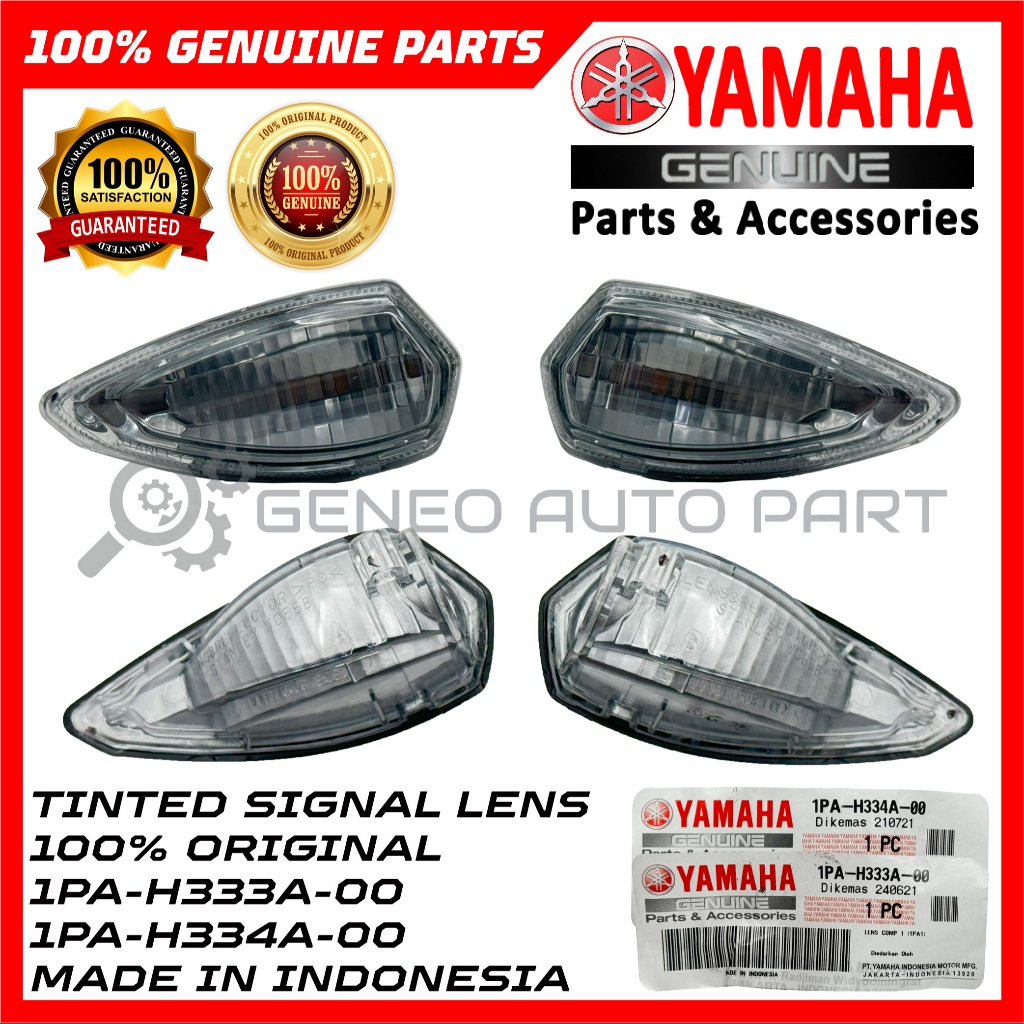 YAMAHA Y15 LC135 SRL115 Y16 เลนส์ป้ายฝาครอบป้าย [1PA-H333A-00 & 1PA-H334A-00 YAMAHA PART