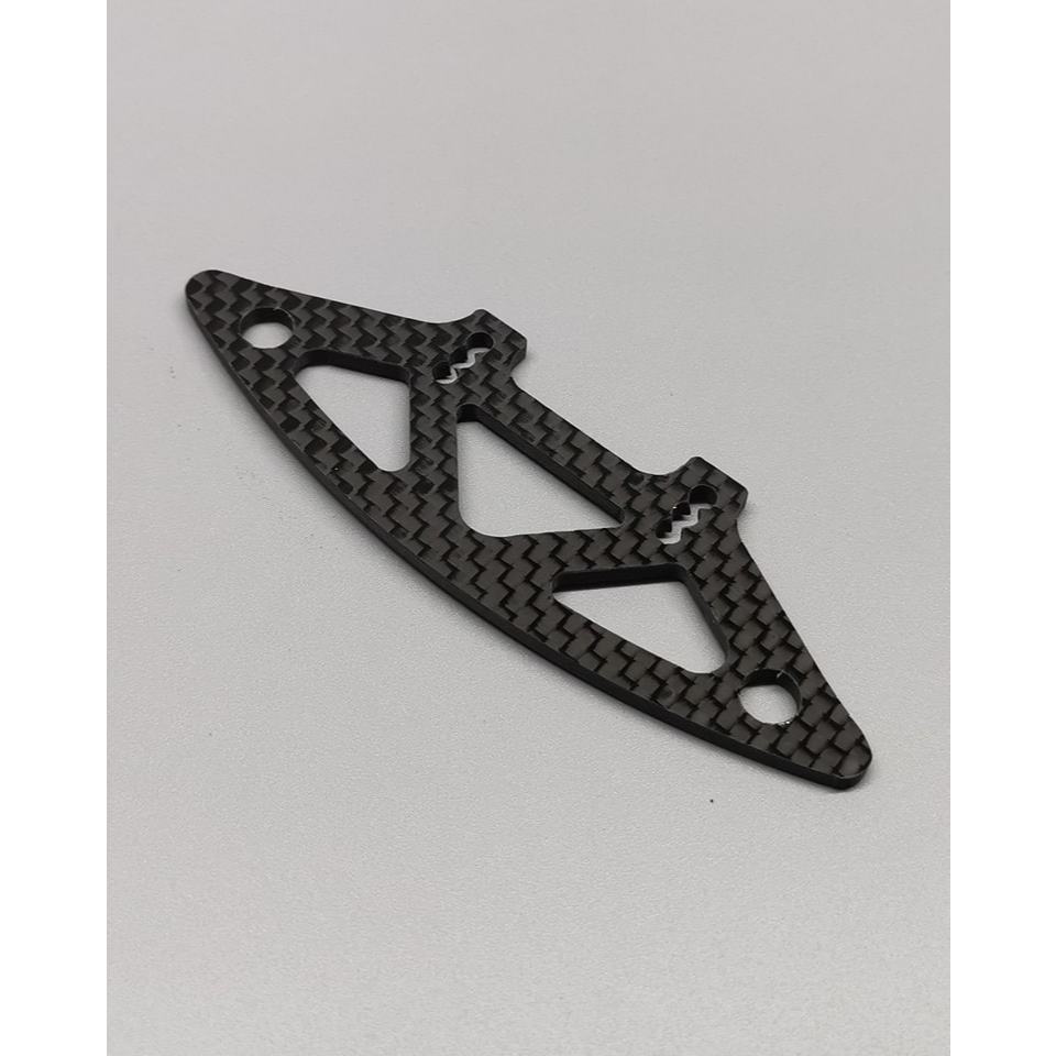 Factory Pro RC Xray X4/T4 Series กันชนบน Plate - Graphite 2.5 O-XCP017